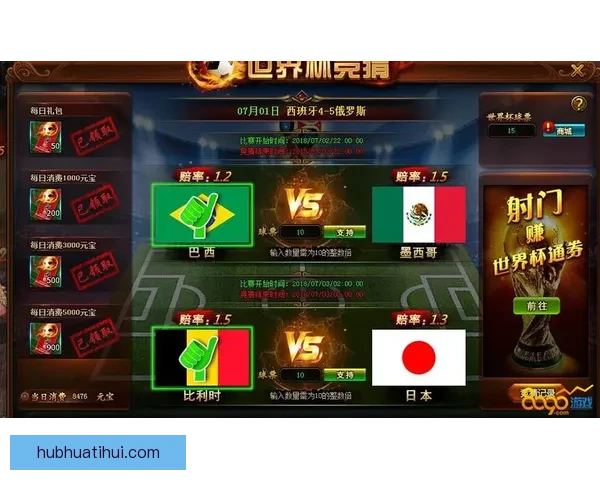 世界杯竞猜入口全面开启,参与即有机会赢取丰厚奖品,快来一探究竟! 世界杯竞猜入口全面开启,参与即有机会赢取丰厚奖品,快来一探究竟!